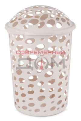 Корзина д/белья "Сорренто" 45л (бежевый) /М8188/ Башкирия